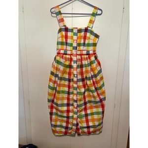 Christopher John Rogers for Target plaid dress Size 4